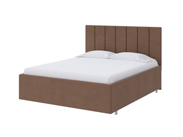 Кровать в спальню Modern Large 140х200, Велюр (Forest 514 Светло-коричневый) в Перми - предосмотр
