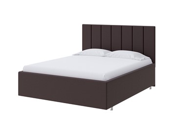 Двуспальная кровать Modern Large 160х200, Экокожа (Коричневый) в Перми - предосмотр