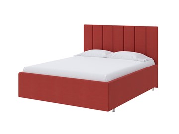 Кровать в спальню Modern Large 180х200, Велюр (Forest 13 Красный) в Перми