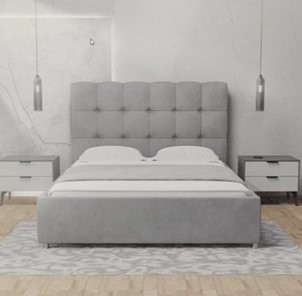 Кровать в спальню Модерна 160х200 с подъемным механизмом и дном в Перми - предосмотр