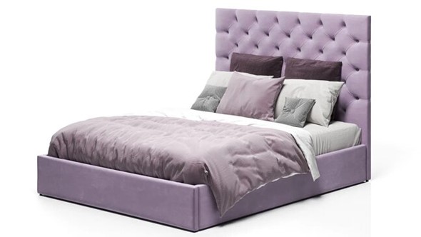 Двуспальная кровать Наполи 1600 с утяжками в Перми - изображение