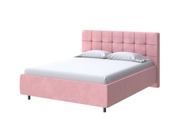 Кровать 2-спальная Nety 180х200, Велюр (Casa Жемчужно-розовый) в Перми - предосмотр
