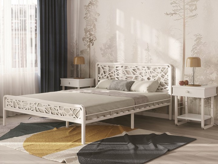 Кровать спальная Орион, 1600, белый в Перми - изображение 1
