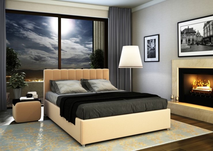 Кровать спальная Палермо 160х200 с подъемным механизмом в Перми - изображение 7