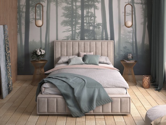 Кровать спальная Rainier с ортопедической решеткой 180х190 в Перми - изображение 1