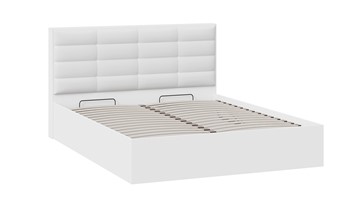 Двуспальная кровать с подъемным механизмом Агата тип 1 (Белый) в Перми - предосмотр 1
