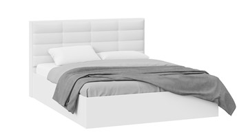 Двуспальная кровать с подъемным механизмом Агата тип 1 (Белый) в Березниках