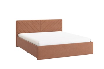 Спальная кровать Сандра 2 1.6, персик (велюр) в Кунгуре