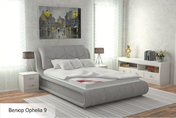 Кровать спальная Сицилия 160х200 (с основанием) в Перми - изображение 2