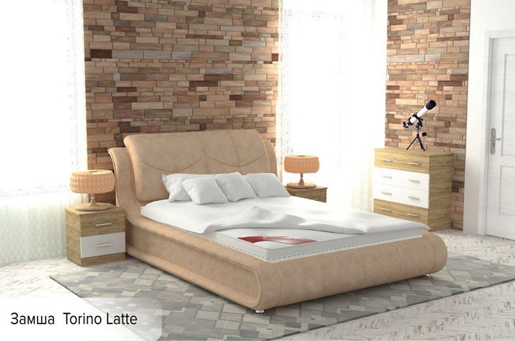 Кровать спальная Сицилия 160х200 (с основанием) в Перми - изображение 3