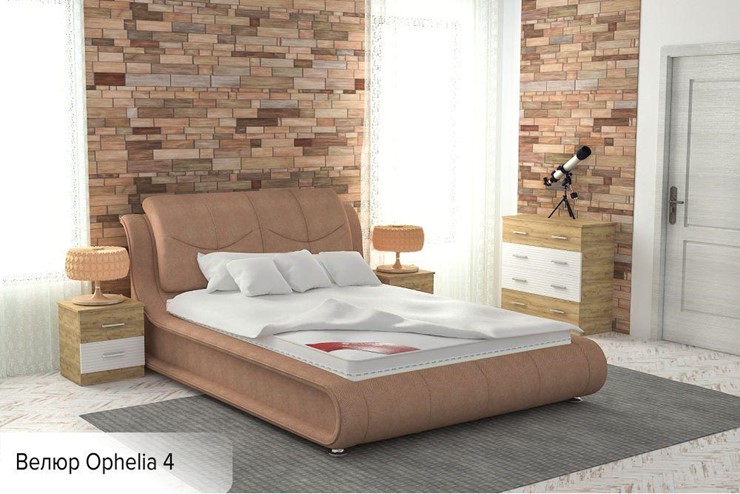 Кровать спальная Сицилия 160х200 (с основанием) в Перми - изображение 5