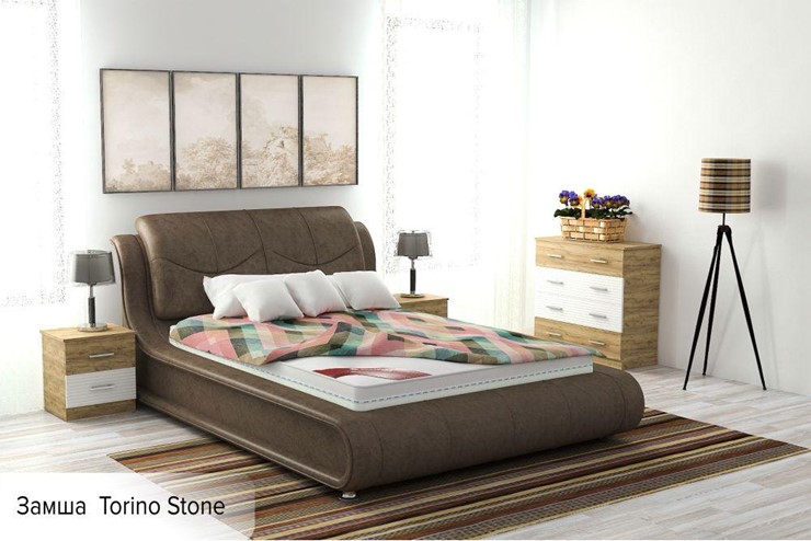 Кровать в спальню Сицилия 180х200 (с основанием) в Перми - изображение 7