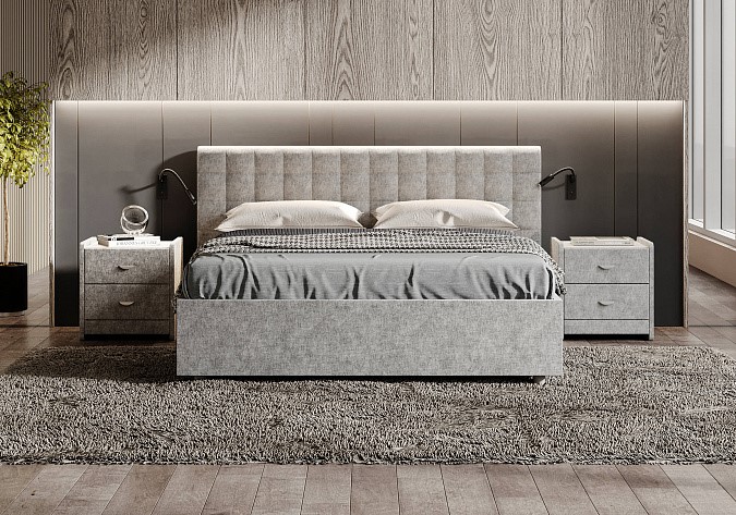 Спальная кровать Siena 200х200 с основанием в Перми - изображение 3