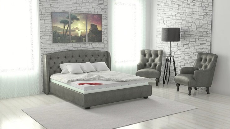 Кровать двуспальная Сильва 160х200 (с основанием) в Перми - изображение 2