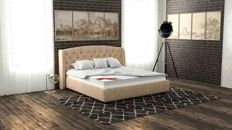 Кровать спальная Сильва 180х200 (с основанием) в Перми - изображение 10