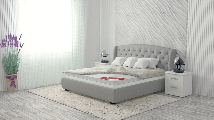 Кровать спальная Сильва 180х200 (с основанием) в Перми - изображение 6