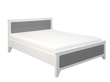 2-спальная кровать Боринское Соня 1400, Белый/Серый в Березниках