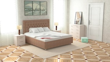 Кровать 2-спальная Аврора 160х200 (с основанием) в Перми - предосмотр 3