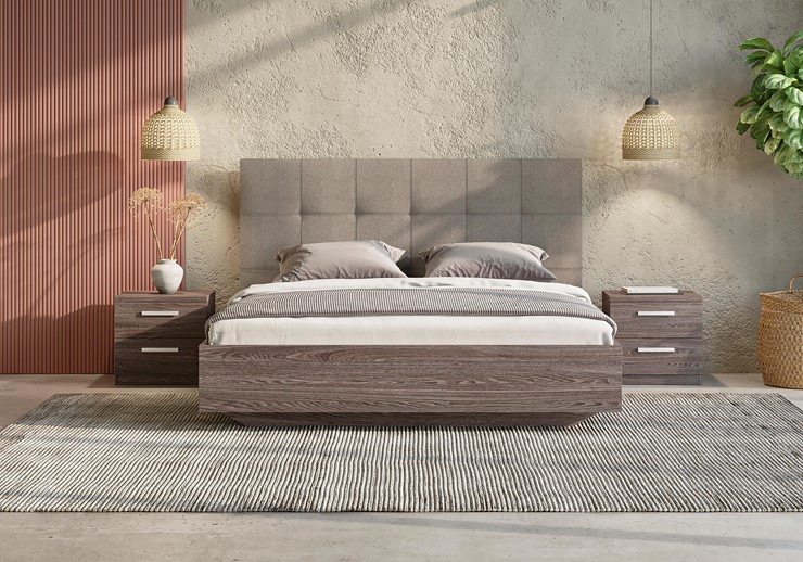 Кровать 2-спальная Vena (ясень ориноко) 160х200 с основанием в Перми - изображение 1