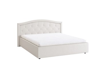 Кровать спальная Верона 1,6 белый (экокожа) в Кунгуре