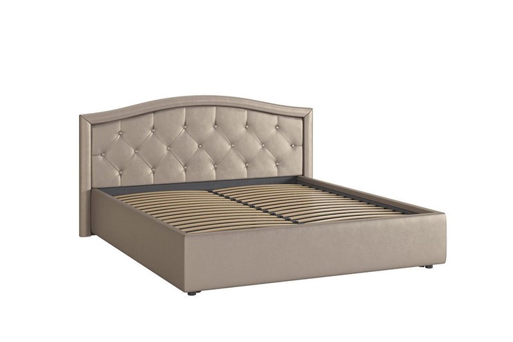 Двуспальная кровать Верона 1,6 бронза (экокожа) в Перми - изображение 2