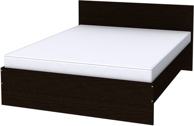 Кровать спальная K16 с основанием, цвет Венге в Перми - изображение