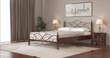 Спальная кровать СВ-Стиль Марго 160*195 с основанием в Перми