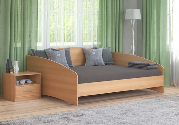 Двуспальная кровать Этюд Софа 140х190, Бук Бавария в Перми - изображение