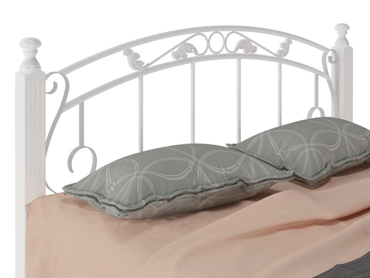 Кровать двуспальная Гарда 5, 160х200, белая в Перми - изображение 1