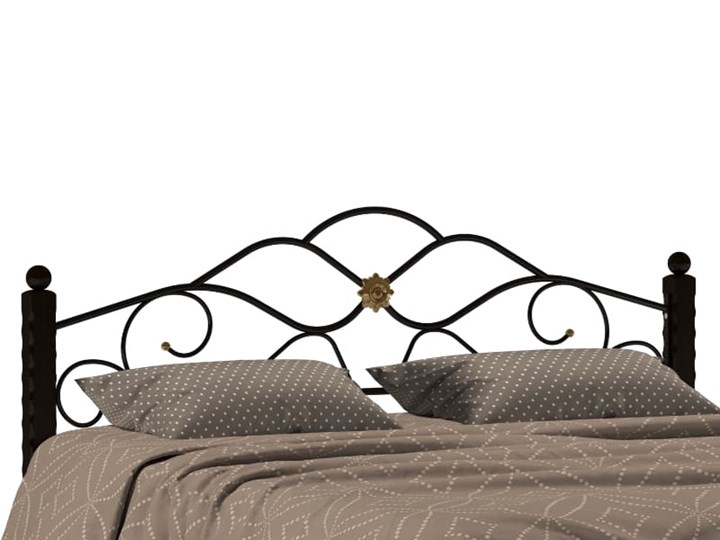 Кровать 2-спальная Гарда 3, 160х200, черная в Перми - изображение 3