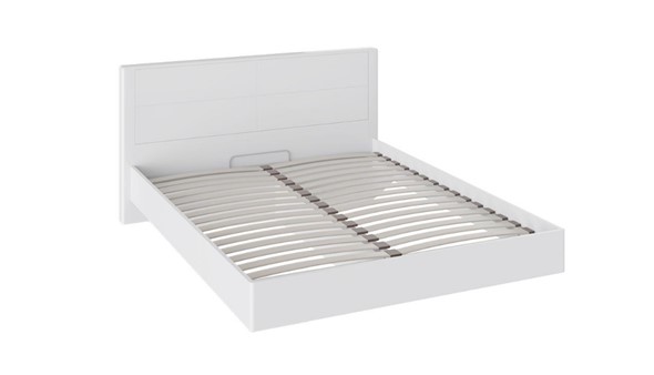 Кровать Наоми 1600, цвет Белый глянец СМ-208.01.01 в Перми - изображение
