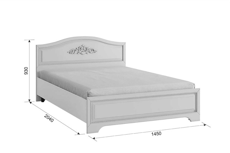 Кровать 1.4 (комфорт) Белла (1400х2000) в Перми - изображение 4