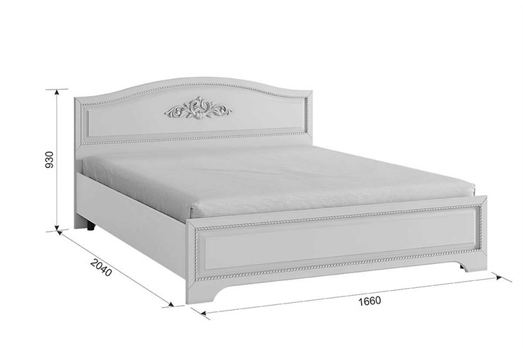 Кровать спальная 1.6 (комфорт) Белла (1600х2000) в Перми - изображение 4