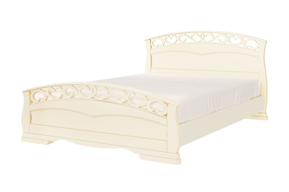 Кровать 2-спальная Грация-1 (слоновая кость) 160х200 в Чайковском - изображение