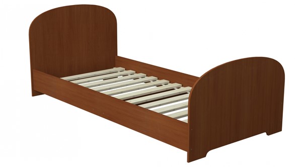 Кровать 80х200 Орех, основание ЛДСП в Перми - изображение