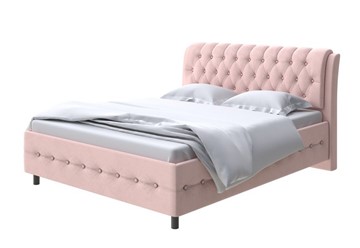 Кровать двуспальная Como (Veda) 4 180х200, Велюр (Ultra Розовый мусс) в Березниках