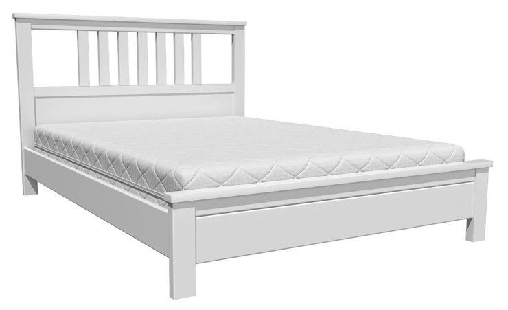 Кровать в спальню Лаура (Белый Античный) 160х200 в Чайковском - изображение 1
