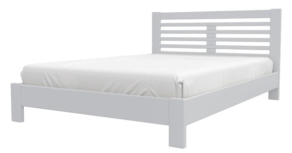 Кровать полутороспальная Линда (Белый Античный) 160х200 в Перми - изображение