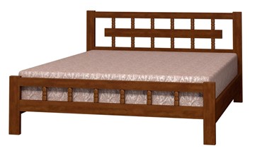 Двуспальная кровать Натали-5 (Орех) 160х200 в Перми