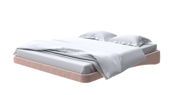 Кровать парящая 160х200, Флок (Бентлей Мокко) в Перми - изображение