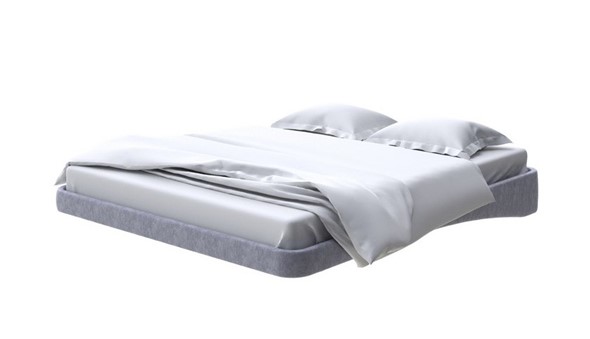 Кровать парящая 160х200, Флок (Бентлей Серый космос) в Перми - изображение
