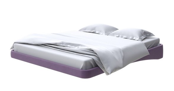 Кровать парящая 160х200, Микрофибра (Diva Вечерний ирис) в Перми - изображение