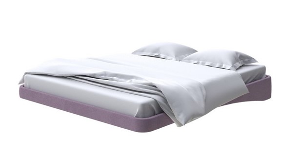Парящая кровать 160х200, Велюр (Ultra Сливовый) в Перми - изображение