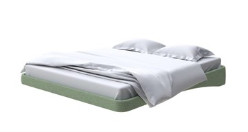 Парящая кровать 180х200, Искусственная шерсть (Лама Авокадо) в Перми