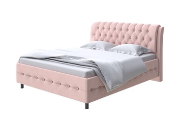 1,5-спальная кровать Como (Veda) 4 140х200, Велюр (Ultra Розовый мусс) в Березниках