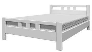 Кровать полутороспальная Вероника-2 (Белый Античный) 140х200 в Перми - предосмотр