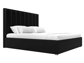 Двуспальная кровать с механизмом Афродита 160, Черный (Экокожа) в Перми - предосмотр 3