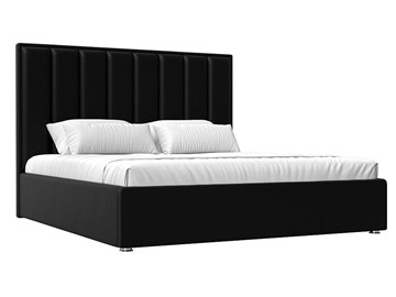 Двуспальная кровать с механизмом Афродита 160, Черный (Экокожа) в Перми - предосмотр