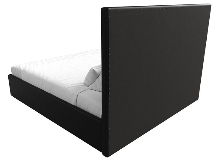 Двуспальная кровать с механизмом Афродита 160, Черный (Экокожа) в Перми - изображение 4