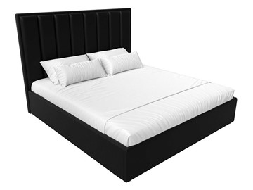 Двуспальная кровать с механизмом Афродита 160, Черный (Экокожа) в Перми - предосмотр 5